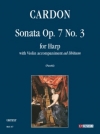 ソナタ・Op.7・No.3（ジャン＝バティスト・カルドン）（ヴァイオリン+ハープ）【Sonata Op. 7 N. 3】