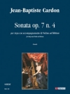 ソナタ・Op.7・No.4（ジャン＝バティスト・カルドン）（ヴァイオリン+ハープ）【Sonata Op. 7 N. 4】