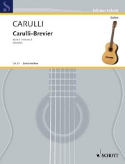 フェルディナンド・カルッリ作品集・Vol.3（フェルディナンド・カルッリ）（ギター）【Carulli-Brevier Vol. 3】