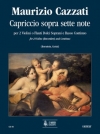 カプリチオ（マウリツィオ・カッツァーティ）（ヴァイオリン二重奏+ピアノ）【Capriccio sopra sette note】