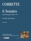6つのソナタ（ミシェル・コレット）（ヴァイオリン+ピアノ）【6 Sonate da “Prototypes”】