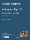 6つのソナタ・Op.25（ミシェル・コレット）（ヴァイオリン+ピアノ）【6 Sonate op. 25】