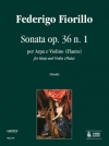 ソナタ・Op.36・No.1（フェデリーゴ・フィオリッロ）（ヴァイオリン+ハープ）【Sonata Op. 36 N. 1】
