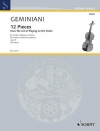 12の小品・Op.9（フランチェスコ・ジェミニアーニ）（ヴァイオリン+ピアノ）【12 Pieces op. 9  from "The Art of Playing on the Violin"】