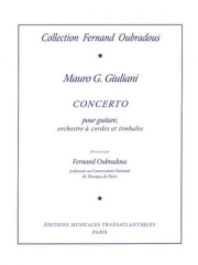 協奏曲・イ長調・Op.30（マウロ・ジュリアーニ）（ギター+ピアノ）【Concerto En La Majeur Op30】