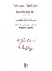 ロッシニアーナ・No.1・Op.119（マウロ・ジュリアーニ）（ギター）【Rossiniana No. 1, Op. 119】
