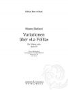 「ラ・フォリア」による変奏曲（マウロ・ジュリアーニ）（ギター）【Variations On La Follia】