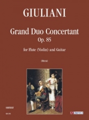 協奏的大二重奏曲・Op.84（マウロ・ジュリアーニ）（ギター+フルート）【Grand Duo Concertant Op. 85】