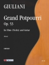 グラン・ポプリ・Op.53（マウロ・ジュリアーニ）（ギター+フルート）【Grand Potpourri op. 53】
