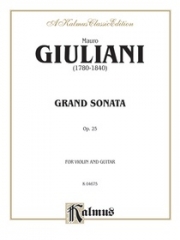 大ソナタ・Op.25（マウロ・ジュリアーニ）（ヴァイオリン+ギター）【Grand Sonata, Opus 25】