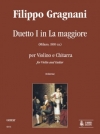 デュエット・No.1・イ長調（フィリッポ・グラニャーニ）（ギター+ヴァイオリン）【Duetto I in La maggiore】