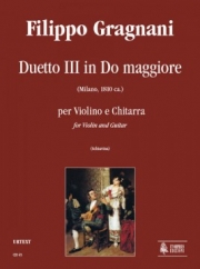 デュエット・No.3・ハ長調（フィリッポ・グラニャーニ）（ギター+ヴァイオリン）【Duetto III in Do maggiore】
