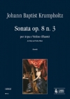 ソナタ・Op.8・No.3（ジャン＝バティスト・クルムフォルツ）（ヴァイオリン+ハープ）【Sonata Op. 8 N. 3】