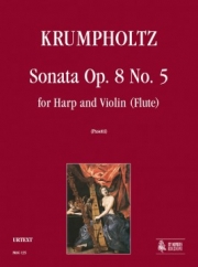 ソナタ・Op.8・No.5（ジャン＝バティスト・クルムフォルツ）（ヴァイオリン+ハープ）【Sonata Op. 8 N. 5】