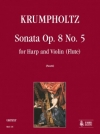 ソナタ・Op.8・No.5（ジャン＝バティスト・クルムフォルツ）（ヴァイオリン+ハープ）【Sonata Op. 8 N. 5】