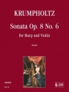 ソナタ・Op.8・No.6（ジャン＝バティスト・クルムフォルツ）（ヴァイオリン+ハープ）【Sonata Op. 8 N. 6】