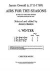 四季のアリア・No.4「冬」（ジェームズ・オズワルド）（フルート+ピアノ）【Airs for the Seasons: No.4 Winter】