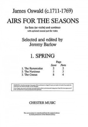 四季のアリア・No.1「春」（ジェームズ・オズワルド）（フルート+ピアノ）【Airs for the Seasons: No.1 Spring】