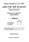 四季のアリア・No.1「春」（ジェームズ・オズワルド）（フルート+ピアノ）【Airs for the Seasons: No.1 Spring】