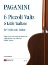 6つの小ワルツ（ニコロ・パガニーニ）（ヴァイオリン+ギター）【6 Piccoli Valtz】