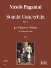 協奏曲風ソナタ（ニコロ・パガニーニ）（ヴァイオリン+ギター）【Sonata Concertata M.S. 2】