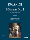 6つのソナタ・Op.3・Vol.2（ニコロ・パガニーニ）（ヴァイオリン+ギター）【6 Sonate Op. 3 - Vol. II】
