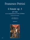 6つのソナタ・Op.3・Vol.2（フランチェスコ・ペトリーニ）（フルート+ハープ）【6 Sonate Op. 3 - Vol. II: Sonate 4-6】