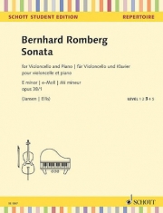 ソナタ・ホ短調・Op.38・No.1（ベルンハルト・ロンベルク）（チェロ+ピアノ）【Sonata in E Minor, Op. 38, No. 1】