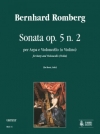 ソナタ・Op.5・No.2（ベルンハルト・ロンベルク）（ヴァイオリン+ハープ）【Sonata Op. 5 N. 2】