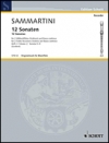12のソナタ・Vol.2（ジュゼッペ・サンマルティーニ）（フルート二重奏+ピアノ）【12 Sonatas, Volume 2】