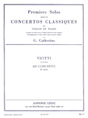 ヴァイオリン協奏曲・No.20（ジョヴァンニ・バッティスタ・ヴィオッティ）（ヴァイオリン+ピアノ）【Concerto No. 20】