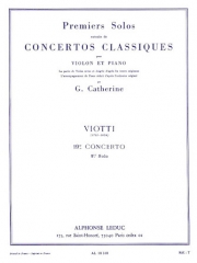 ヴァイオリン協奏曲・No.19（ジョヴァンニ・バッティスタ・ヴィオッティ）（ヴァイオリン+ピアノ）【Concerto No. 19】