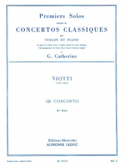 ヴァイオリン協奏曲・No.12（ジョヴァンニ・バッティスタ・ヴィオッティ）（ヴァイオリン+ピアノ）【Concerto No. 12】