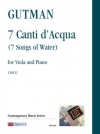 7つの水の歌（デリラ・グートマン）（ヴィオラ+ピアノ）【7 Canti d’Acqua】