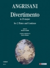 ディベルティメント・ニ長調（ジョヴァンニ・アングリサーニ）（フルート二重奏+ピアノ）【Divertimento in Re maggiore】