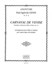 ヴェニスの謝肉祭・Op.14（ポール・アグリコール・ジュナン）（フルート+ギター）【Carnaval De Venise Op.14】