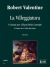 田舎での休暇（ロバート・ヴァレンタイン）（フルート二重奏）【La Villeggiatura】