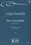 デュオ・コンチェルタンテ・Op.2・No.1（ルイージ・ジアネッラ）（フルート+ハープ）【Duo Concertante Op. 2 N. 1】