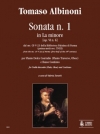 ソナタ・No.1・イ短調（トマゾ・アルビノーニ）（フルート+ピアノ）【Sonata N. 1 in La minore】