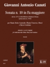 ソナタ・No.10・ヘ長調（ジョヴァンニ・アントニオ・カヌーティ）（オーボエ+ピアノ）【Sonata N. 10 in Fa maggiore】