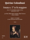 ソナタ・No.17・ヘ長調（キリノ・コロンバーニ）（オーボエ+ピアノ）【Sonata N. 17 in Fa Maggiore】