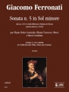 ソナタ・No.5・ト短調（ジャコモ・フェッロナーティ）（オーボエ+ピアノ）【Sonata N. 5 in Sol Minore】
