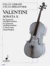 ソナタ・Op.10・ホ長調（ジュゼッペ・ヴァレンティーニ）（チェロ+ピアノ）【Sonata No. 10 in E Major】