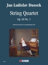 弦楽四重奏曲・Op.60・No.1（ヤン・ラディスラフ・ドゥシェク）（弦楽四重奏）【String Quartet Op. 60 No. 1】