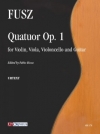 四重奏曲・Op.1（ヤーノシュ・フス）（弦楽三重奏+ギター）【Quartetto op. 1】