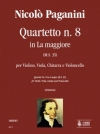 四重奏曲・No.8・イ長調（ニコロ・パガニーニ）（弦楽三重奏+ギター）【Quartetto N. 8 in La Maggiore (M.S. 35) 】