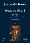 ソナタ・Op.34・No.1（ヤン・ラディスラフ・ドゥシェク）（弦楽二重奏+ハープ）【Sonata Op. 34 N. 1】