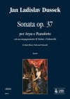 ソナタ・Op.37（ヤン・ラディスラフ・ドゥシェク）（弦楽二重奏+ハープ）【Sonata Op. 37】