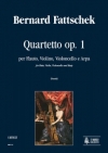 四重奏曲・Op.1（ベルナルト・ファットシェク）（ミックス三重奏+ハープ）【Quartetto Op. 1】