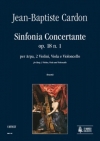 協奏交響曲・Op.18・No.1（ジャン＝バティスト・カルドン）（弦楽五重奏）【Sinfonia Concertante Op. 18 N. 1】